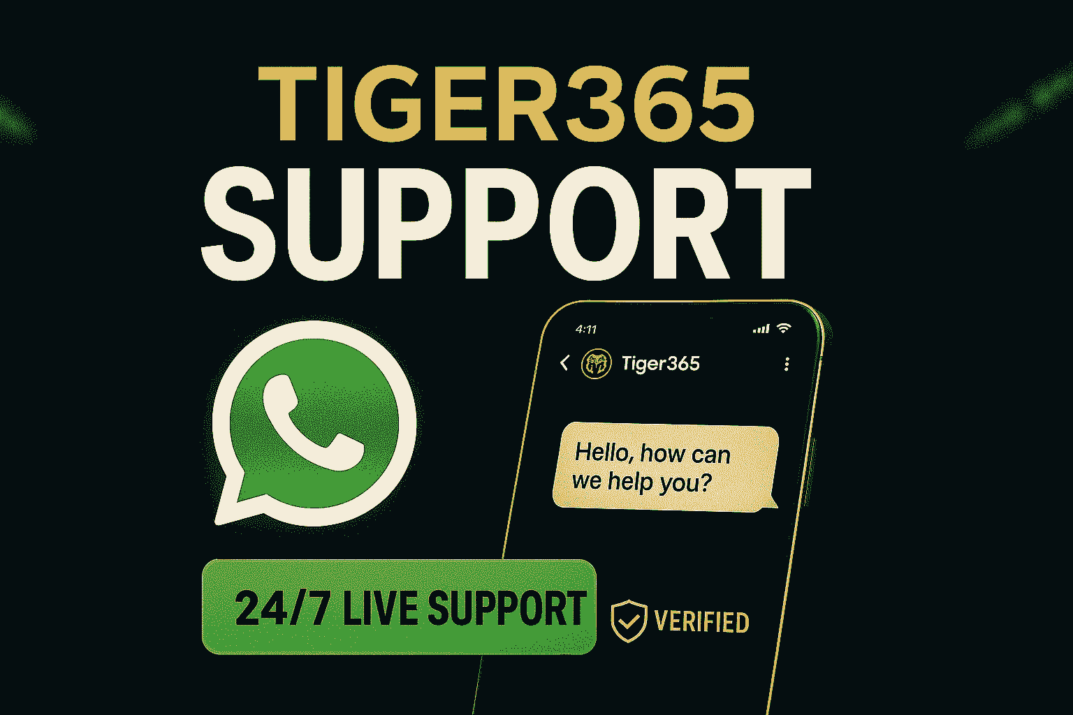 Tiger365 WhatsApp Number - tiger365com