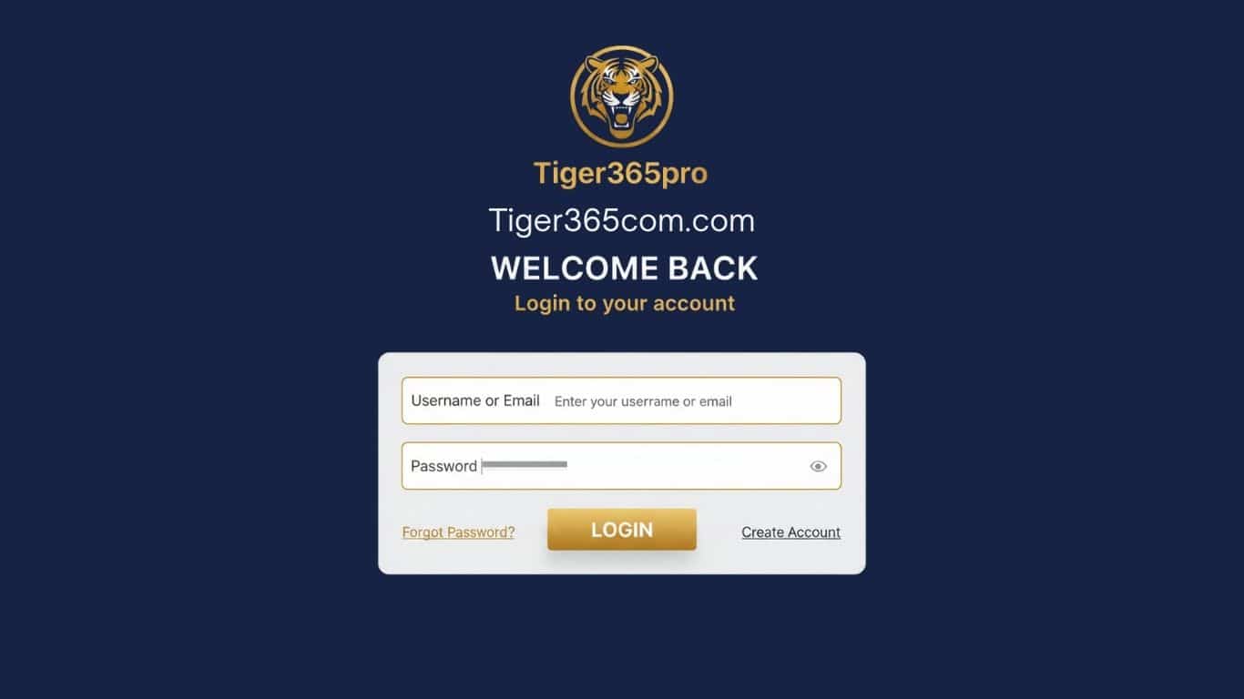 Tiger365pro Login